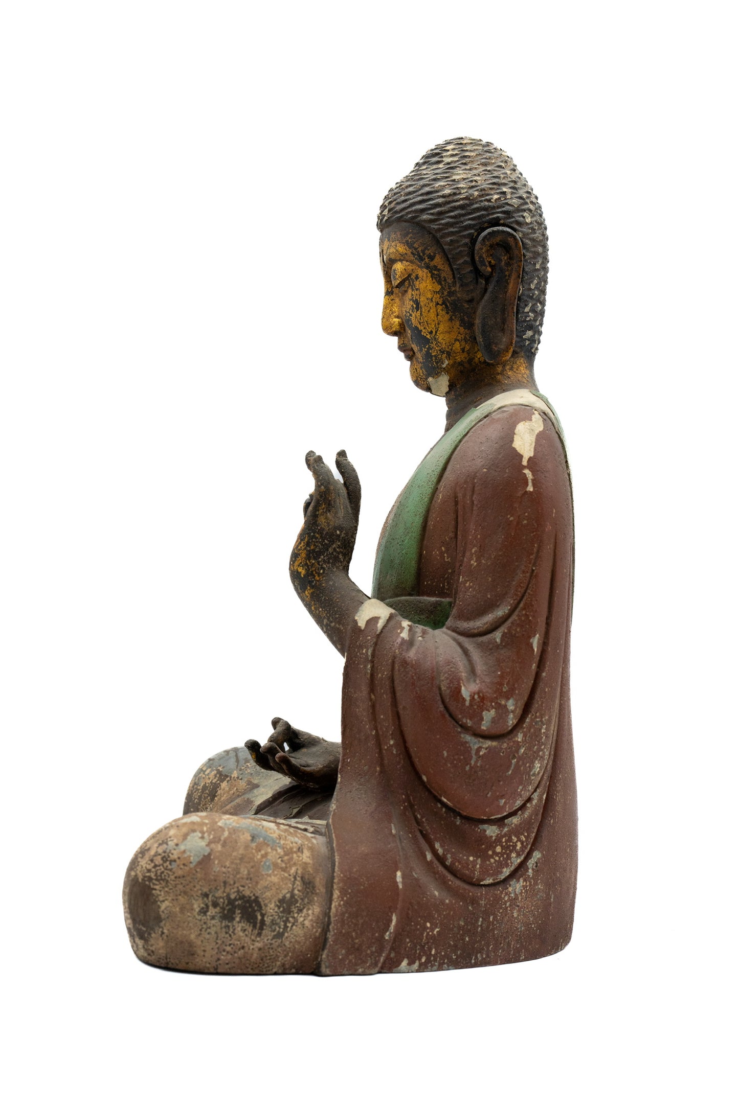 High-Replica Tang Dynasty Seated Sakyamuni Buddha