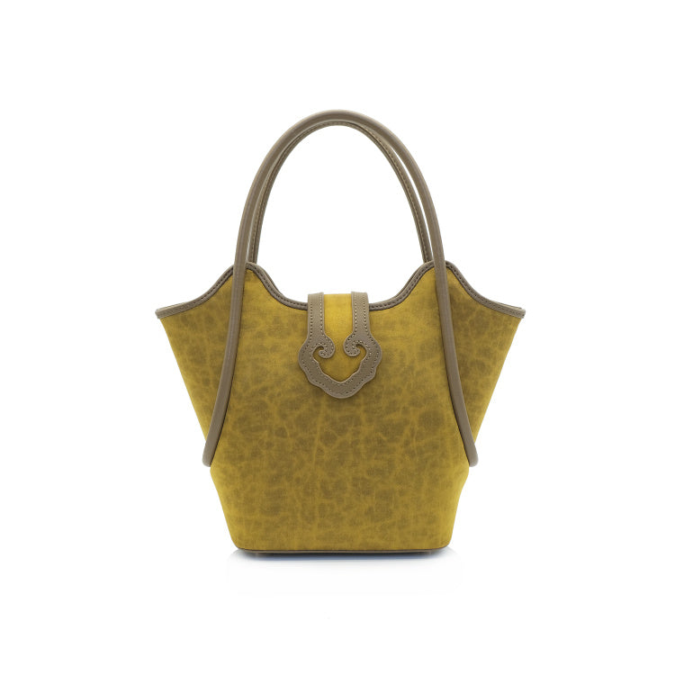"Imperial Garden" Gambiered Silk Convertible Tote