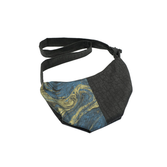 "Silk Alchemy" Gambiered Canton Gauze Crossbody Bag