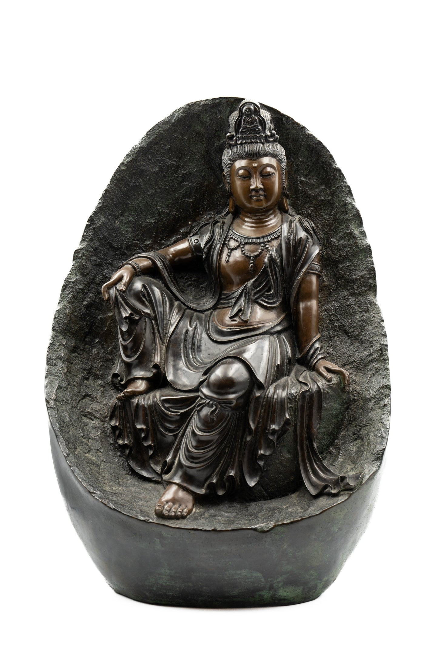 Bronze "Perfect Circle" Guanyin