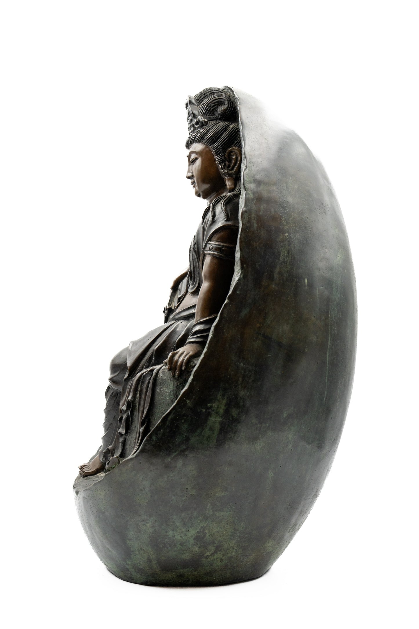 Bronze "Perfect Circle" Guanyin