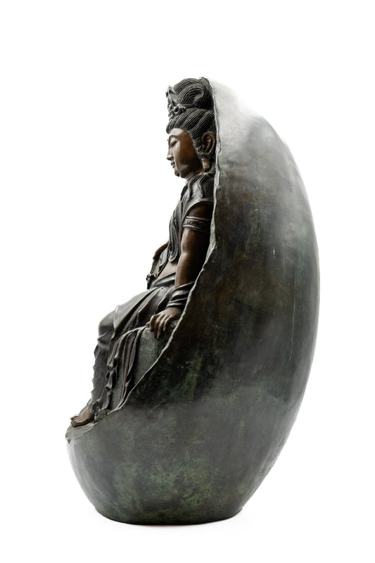 Bronze "Perfect Circle" Guanyin