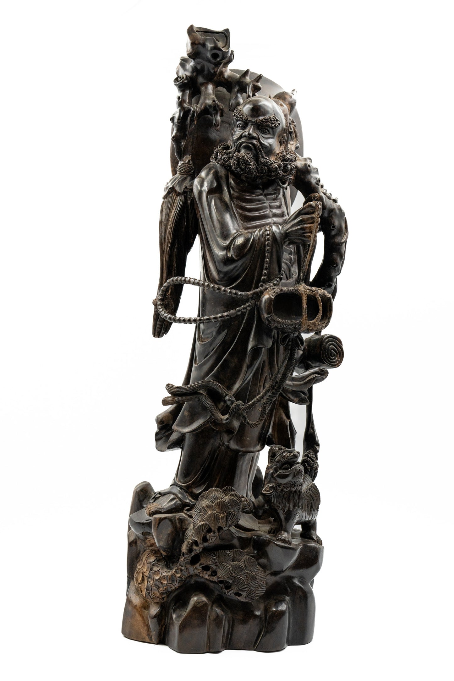 Sandalwood Standing Bodhidharma