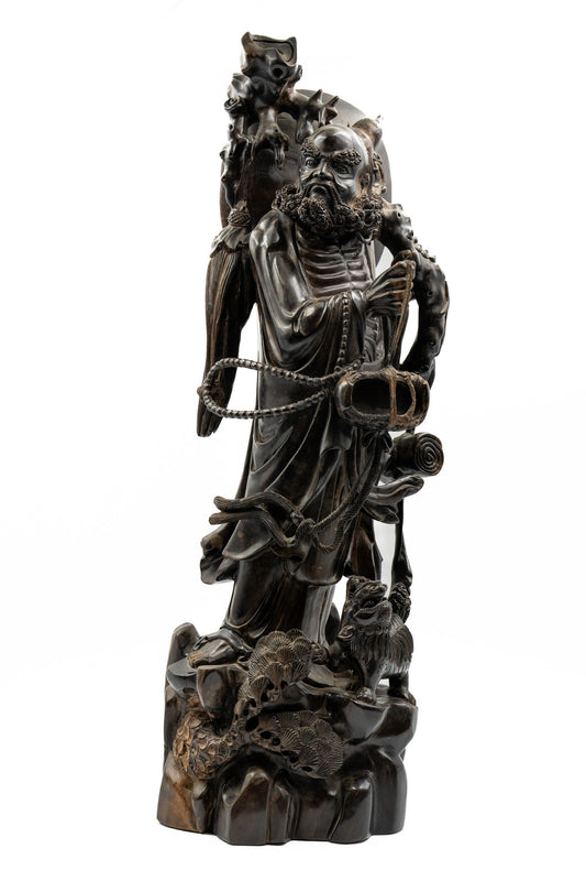 Sandalwood Standing Bodhidharma