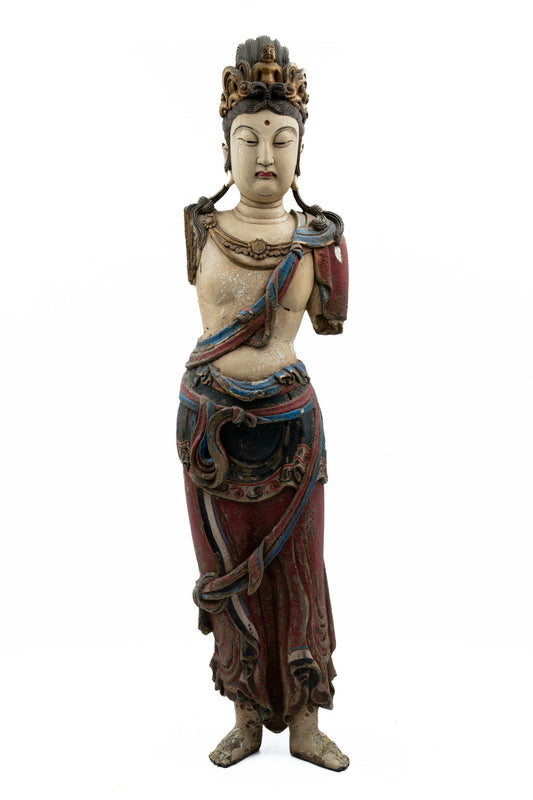 Yuan Dynasty-style Armless Standing Guanyin