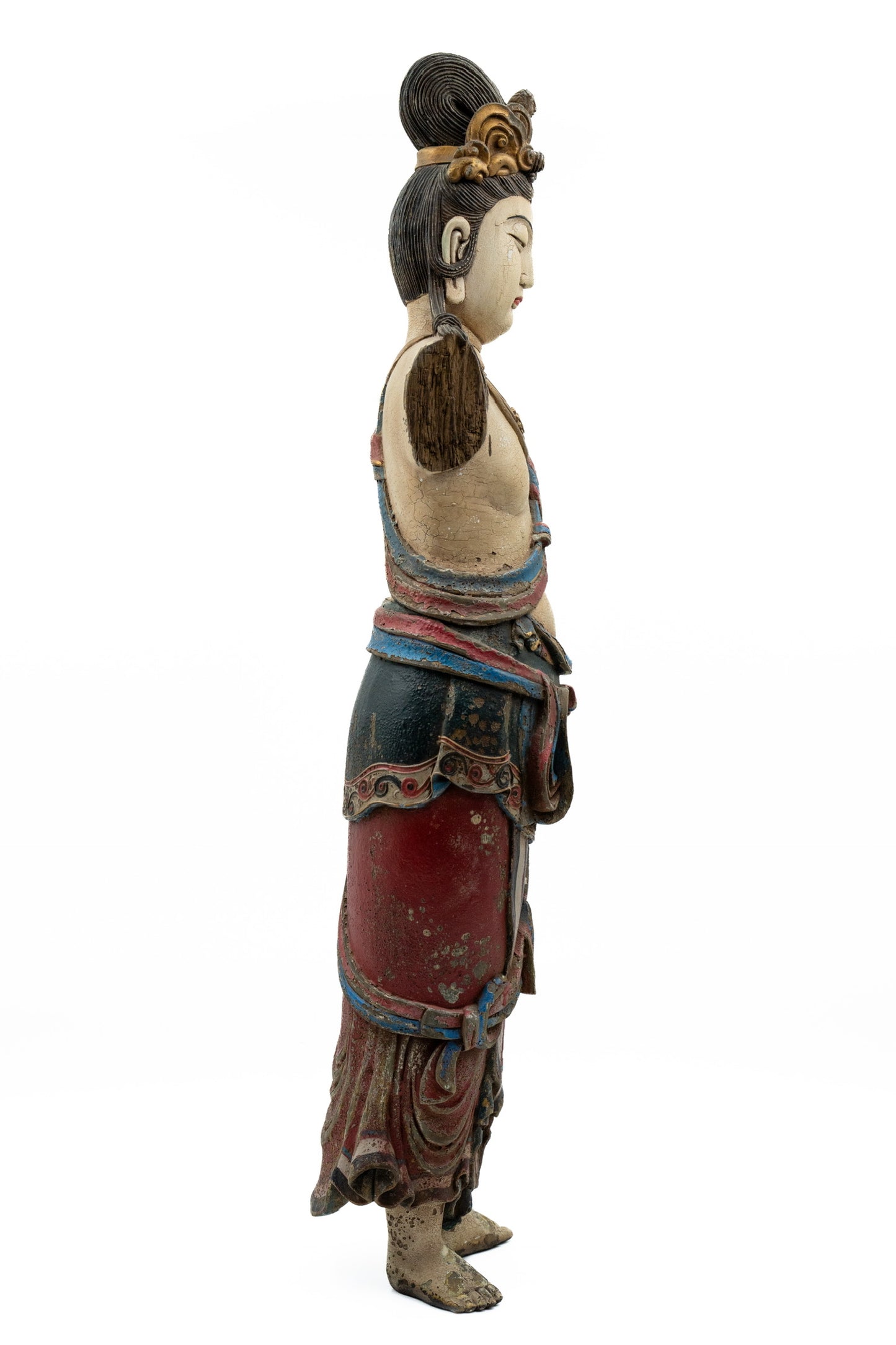 Yuan Dynasty-style Armless Standing Guanyin